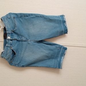 Susan Graver blue jean shorts